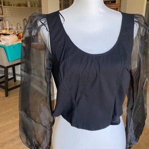 Top shop Balloon Sleeve Blouse